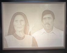 Load image into Gallery viewer, Custom 3D Printed Lithophanes - Transform Photos into Stunning Light Art - Personalized Gifts | Made in the USA